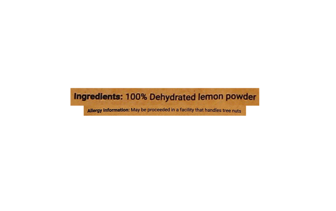 Zilli's Lemon Powder    Pack  100 grams